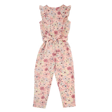 Younger Girls Printed Jumpsuit